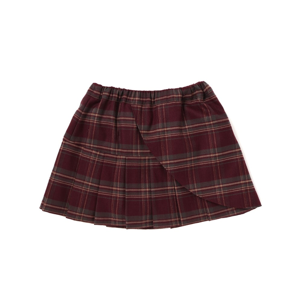 レイヤードプリーツスカパン(110~150cm) ネイビー 110cm