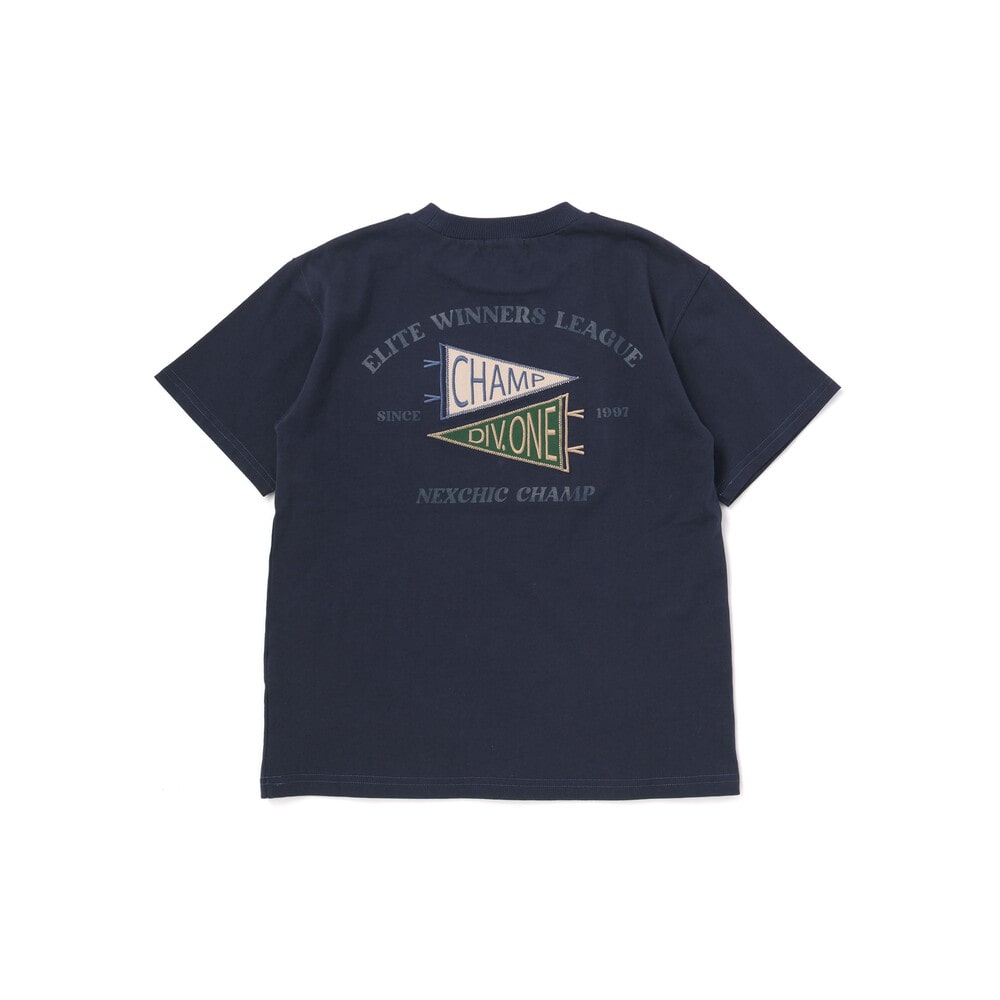 デニムポケット・ピグメントカレッジTシャツ(110~150cm) ベージュ 110cm