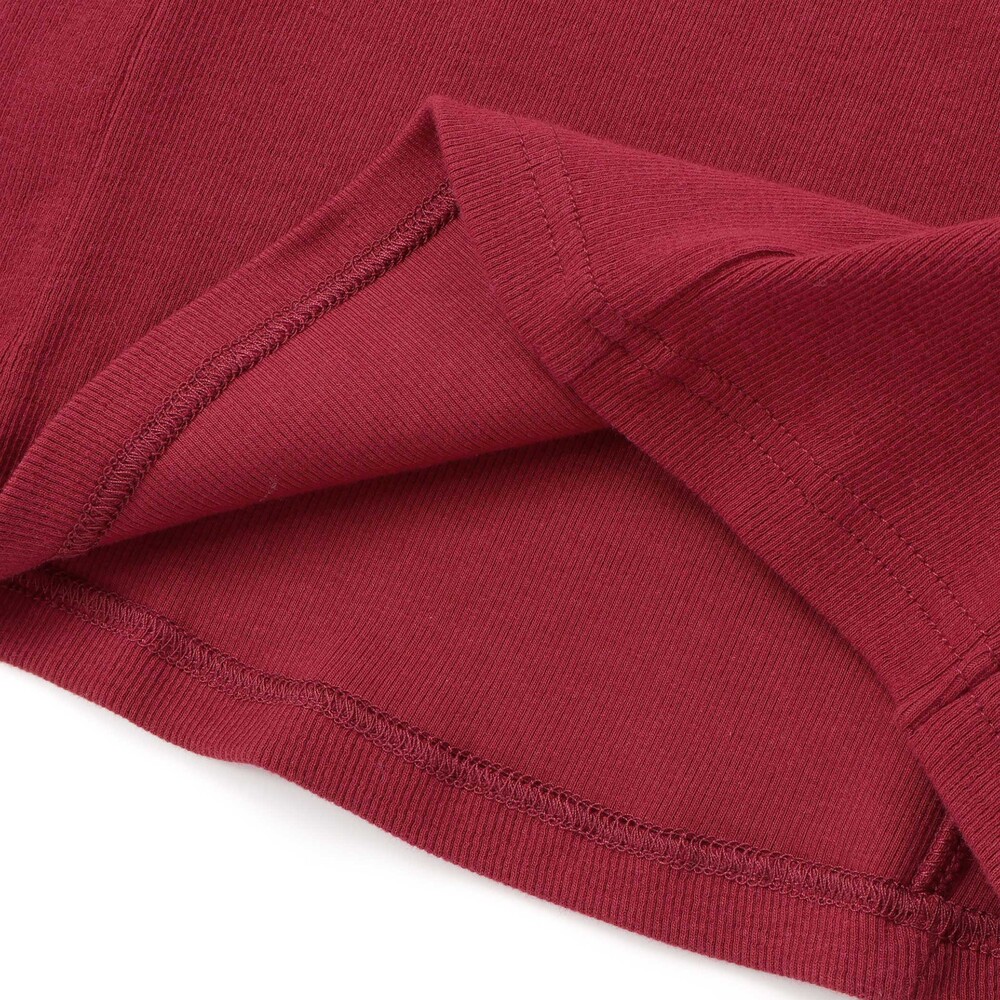 【ザ・ローリング・ストーンズxNEXCHIC】編み上げリブTシャツ(110~150cm) レッド 110cm