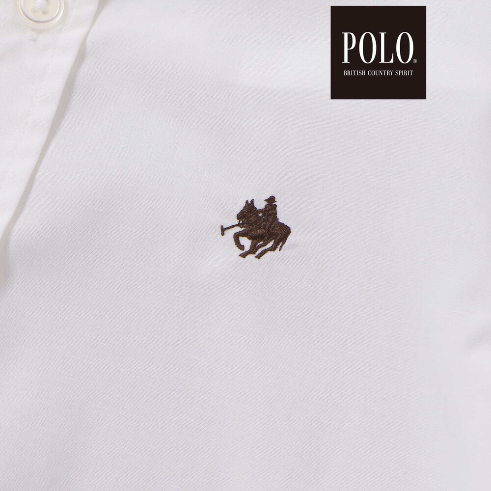 【POLO BCS(ポロ・ビーシーエス)×SLAP SLIPコラボ】無地チェックスーツ+シャツ3点セット(110~130cm) ネイビー 110cm