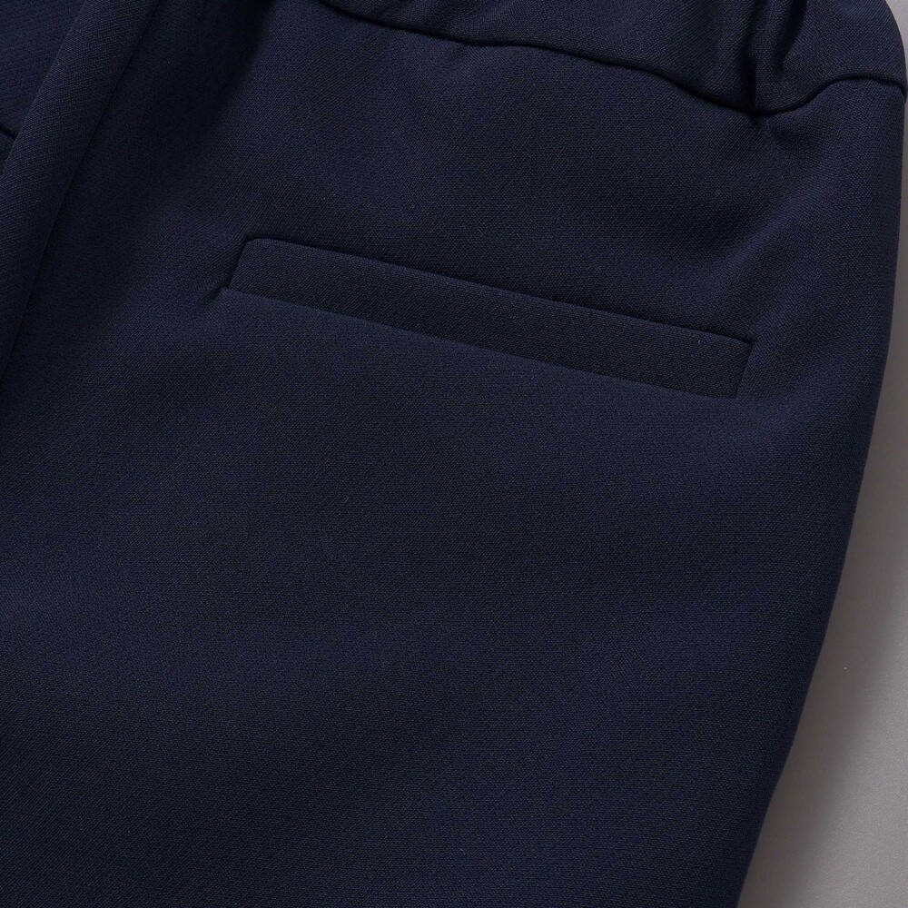 ダブルクロステーパードロングパンツ(110~160cm) ブラック 110cm