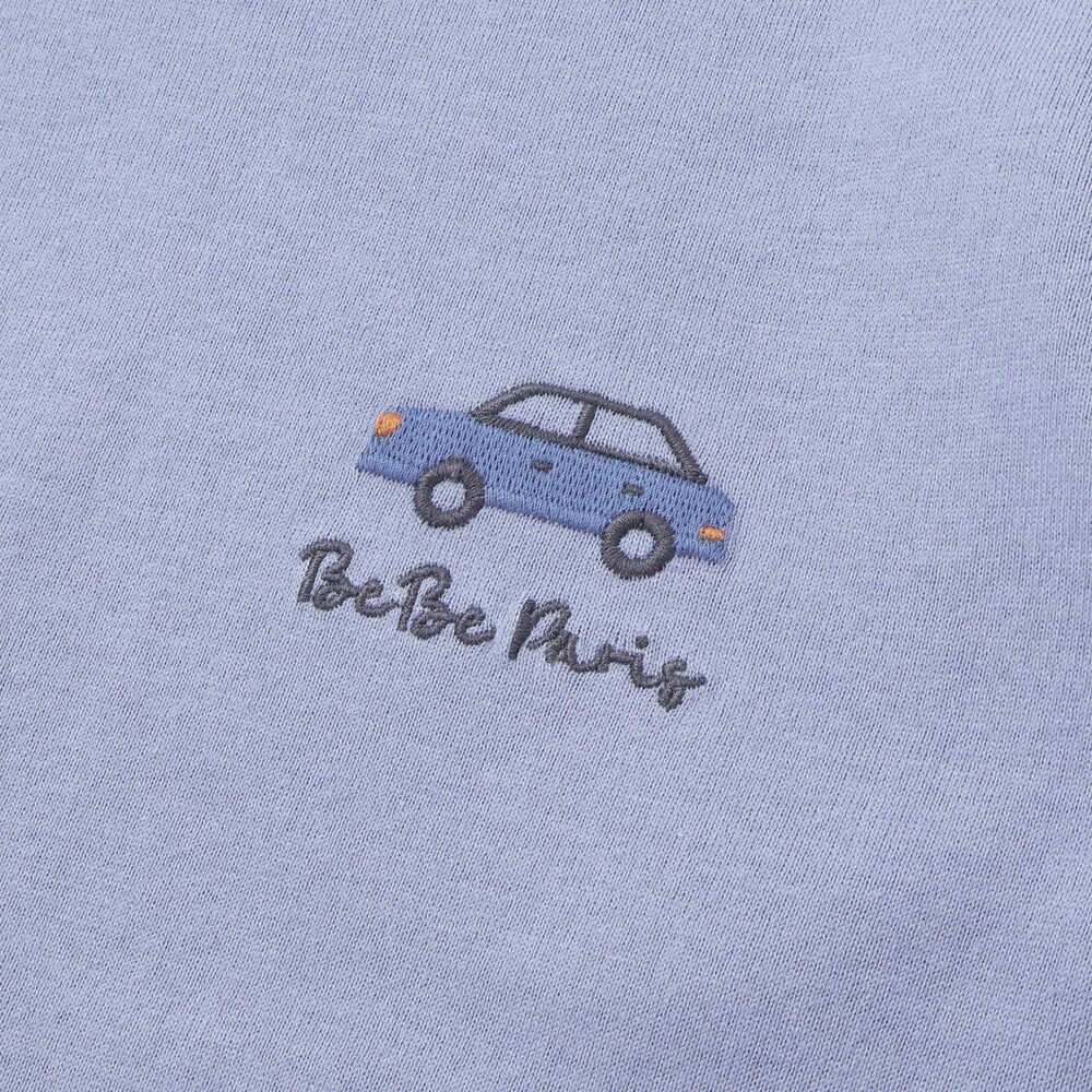 【抗菌・防臭】ワンポイント刺しゅう天竺長袖Tシャツ(90~130cm) ネイビー系 SS(90-100cm)