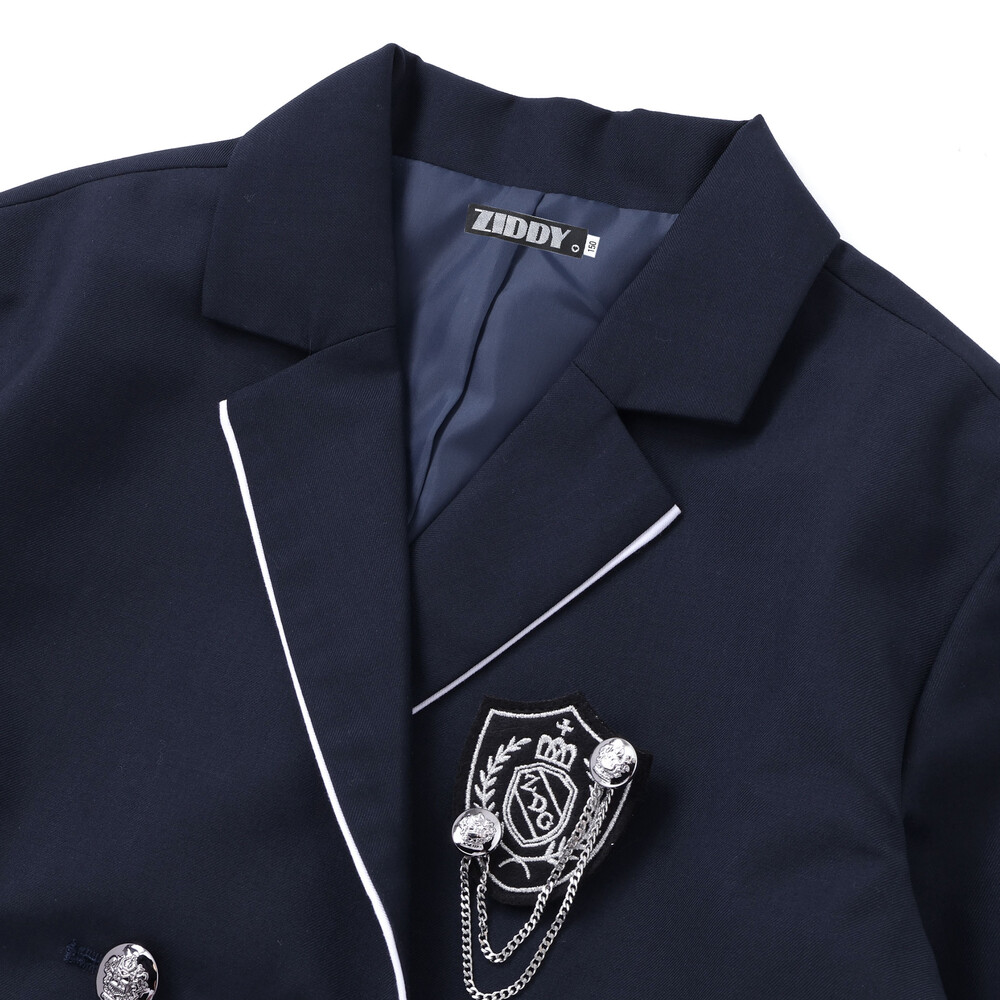 短丈ジャケット(140~160cm) ネイビー 140cm