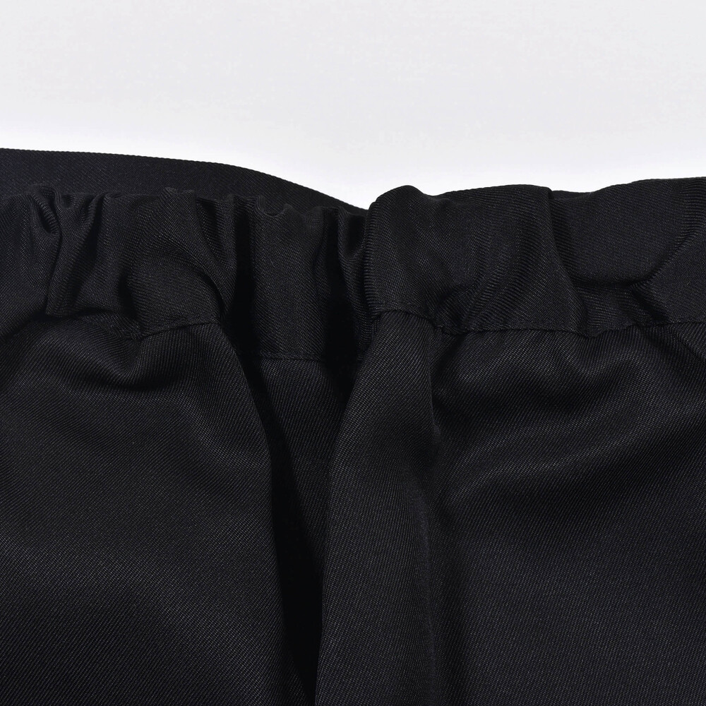 【ニコ☆プチ掲載】 プリーツ 巻き スカート パンツ(130cm~160cm) ブラック 130cm