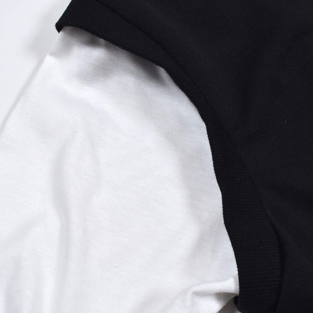 【 ニコ☆プチ 4月号 掲載 】 ネックレス付き ベスト レイヤード風 Tシャツ (130~160cm) ブラック 130cm