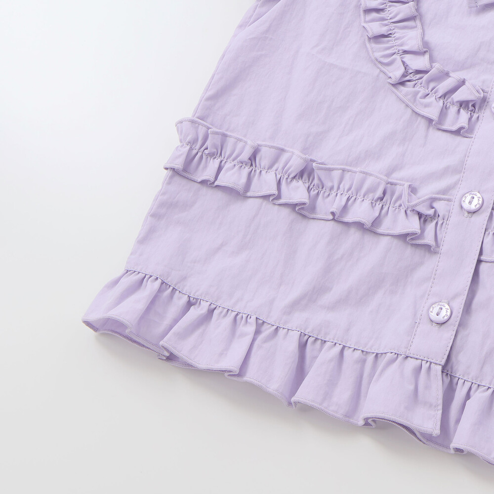 ダブルリボンメロウブラウス(95~150cm) ホワイト 95cm