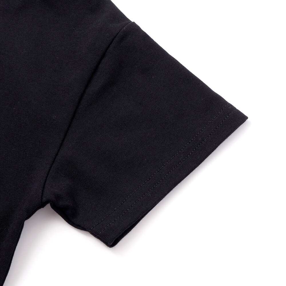 【接触冷感】ヘンリーネックTシャツ&パンツセット(110~160cm) ブラック 110cm