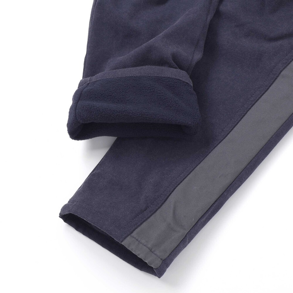 サイド切り替えストレッチトレートパンツ(110~160cm) ネイビー 110cm