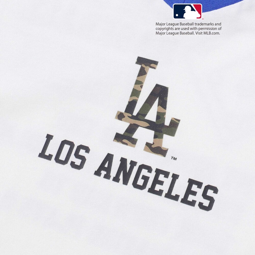 【MLB】 モチーフ VネックTシャツ(100~160cm) グレー 100cm