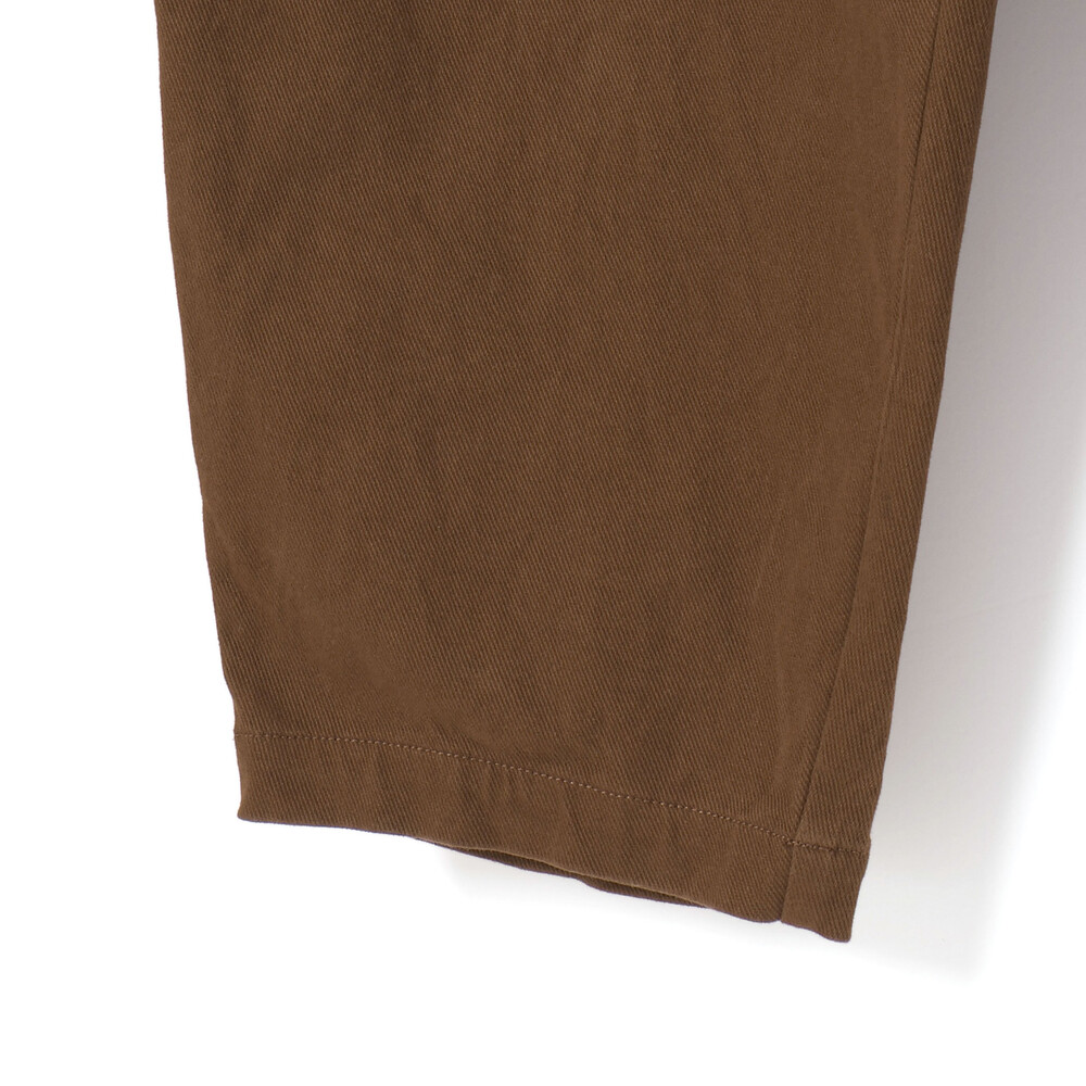 葛城ストレッチタック入りパンツ大人親子お揃い(145~175cm) ブラウン M(145-160cm)