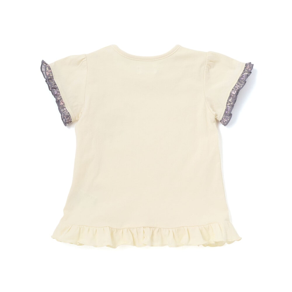 天竺半袖Tシャツ&花柄プリントブルマセット(70~90cm) ピンク系 S(70-80cm)