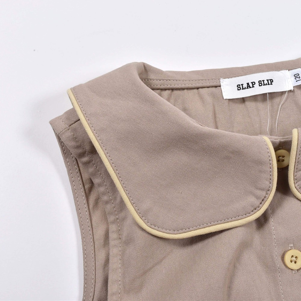 布帛 セーラーワンピース (80~130cm) ブルー 100cm