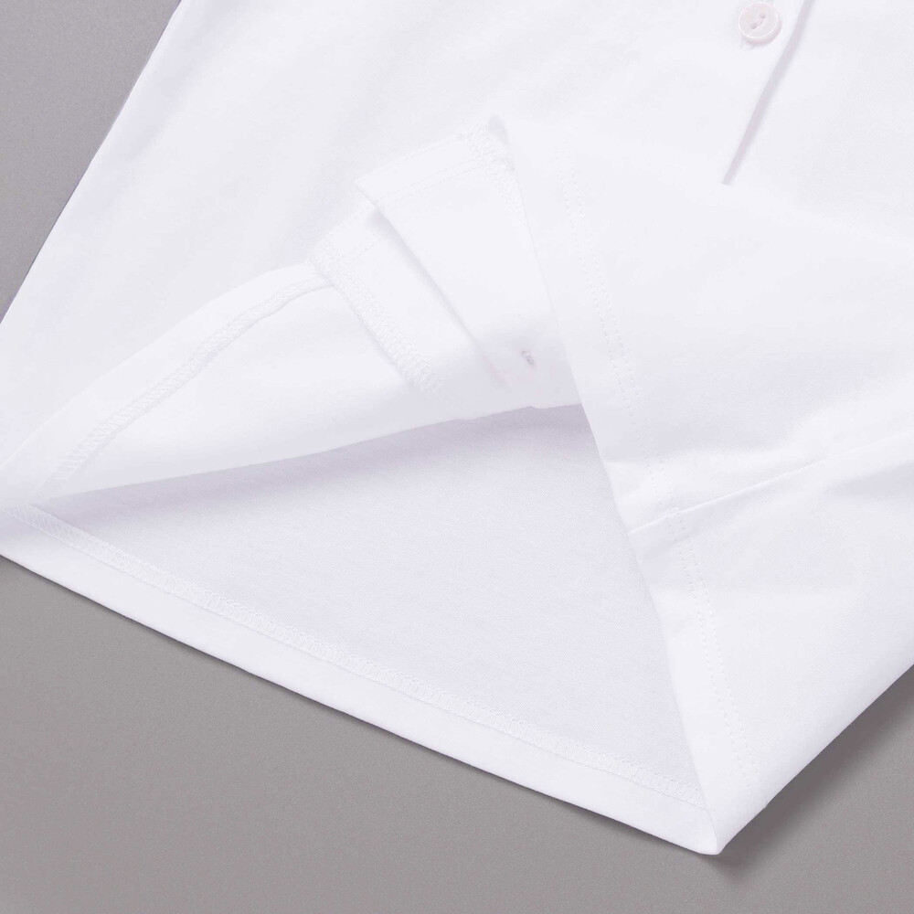 レース襟キラキラお花ボタンキャンディスリーブブラウス(110~130cm) ホワイト 110cm