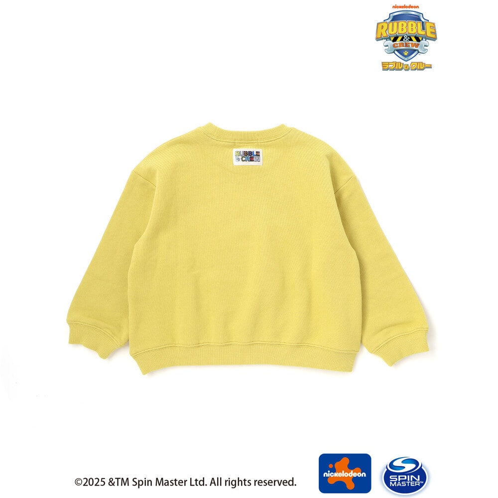 【「パウ・パトロール」スピンオフ・シリーズ「ラブル&クルー」×SLAPSLIP】デニムポケットトレーナー(90~130cm) イエロー 90cm
