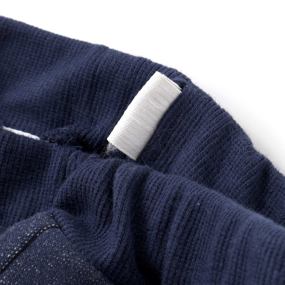 切替サイドラインロングパンツ(80~130cm) ネイビー 80cm