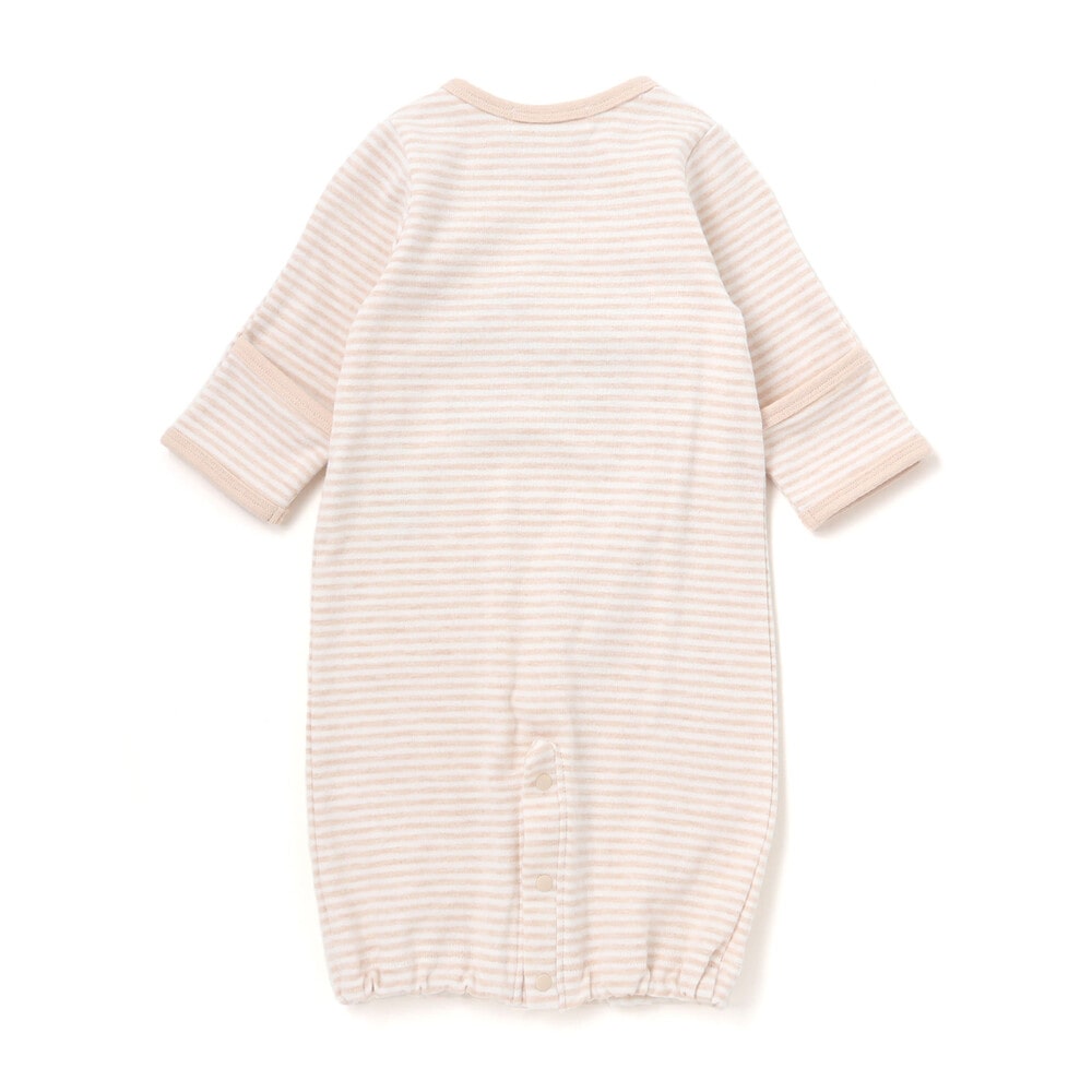 アニマルクマウサギ恐竜お星さまパッチ2WAYオールベビー(50~70cm) ピンク ワンサイズ(50-70cm)