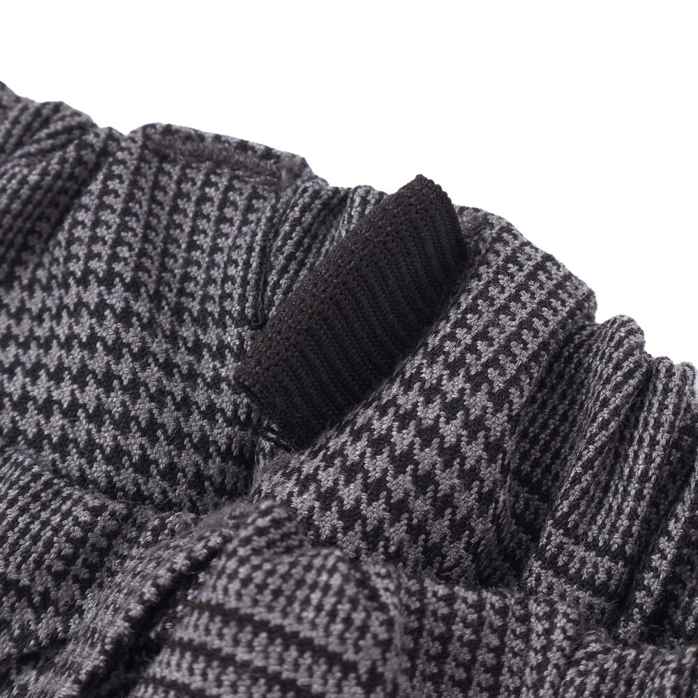 【お揃い】グレンチェックセンタープレスワイドパンツ(100~150cm) グレー系 100cm