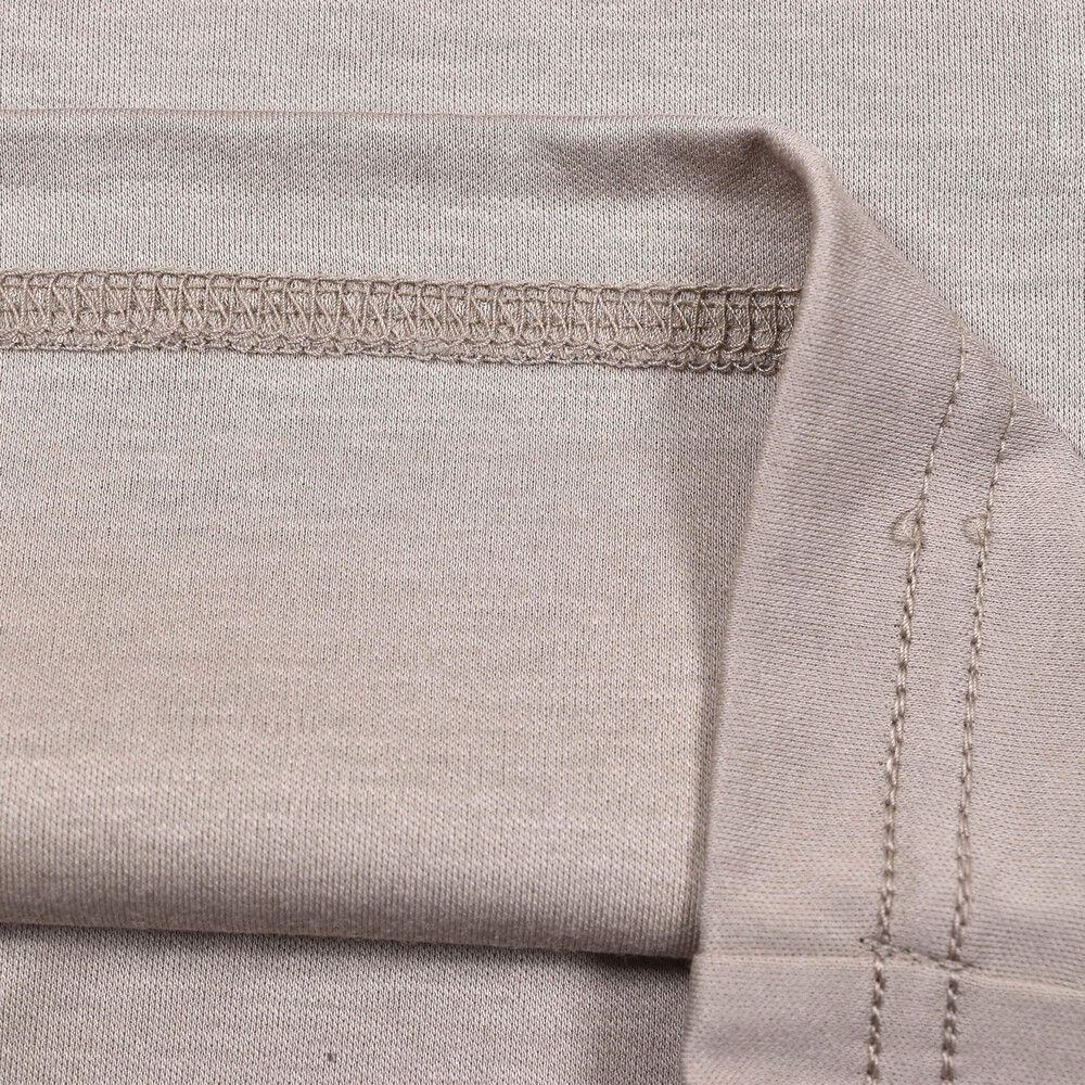 コットン スムース チビ ハイネック Tシャツ (100~150cm) ベージュ 100cm