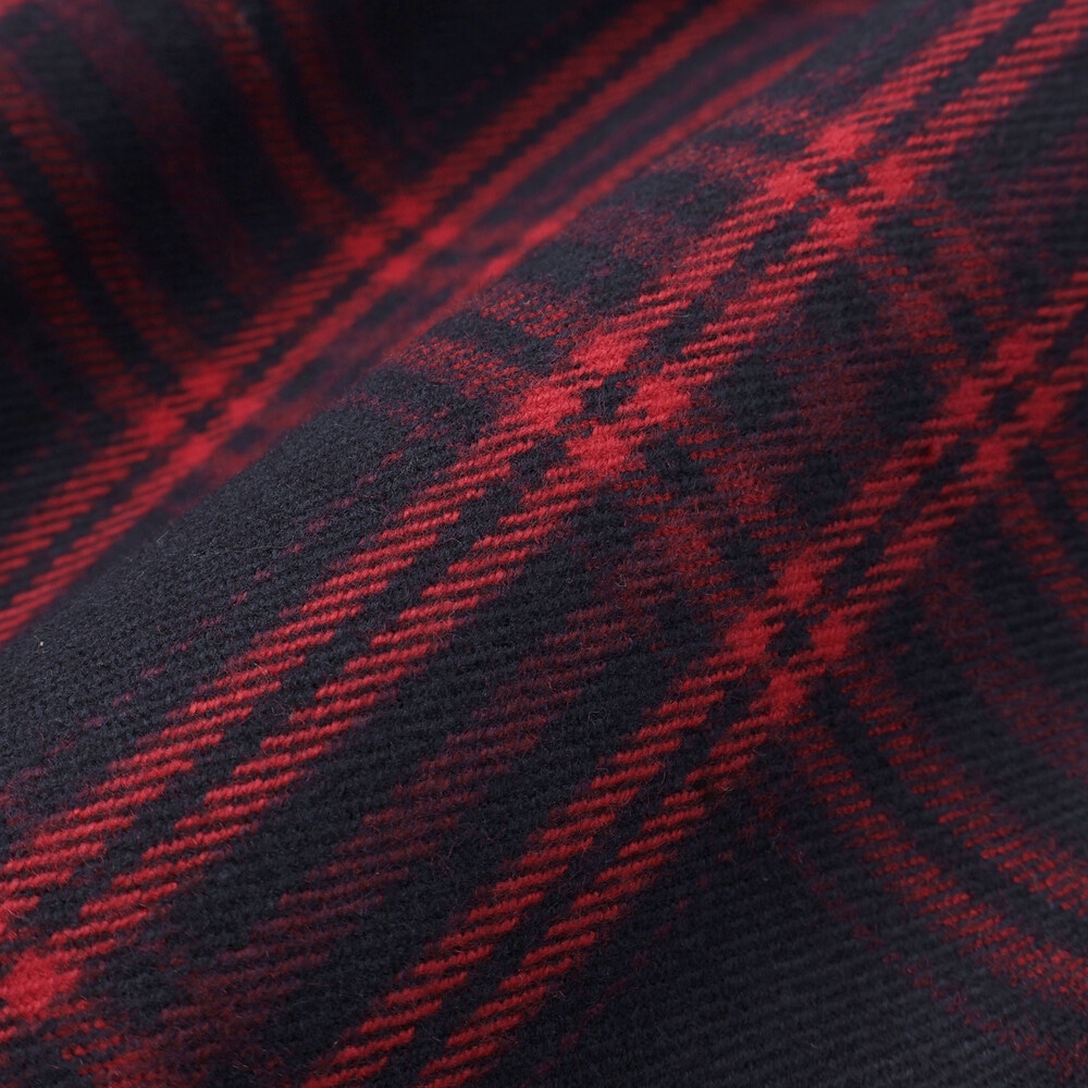 【限定商品】ポンチチェックドッキングワンピース(95~150cm) レッド系 95cm