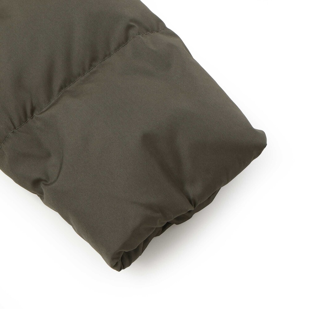 【限定商品】ワッペン付きタフタダウンコート(95~160cm) グリーン 95cm