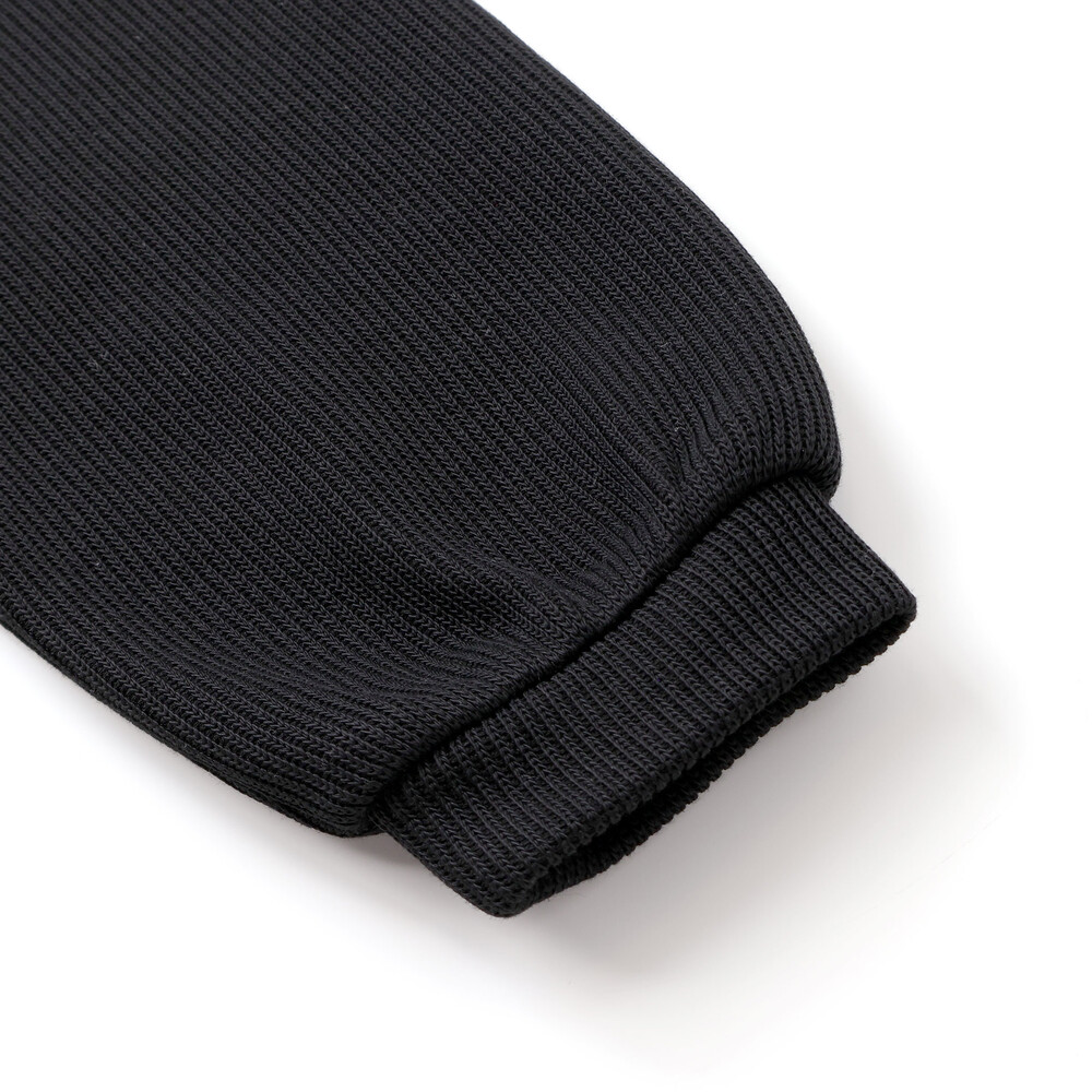 【店舗限定】ニットリブ+フリルトレーナー(95~150cm) ブラック 100cm