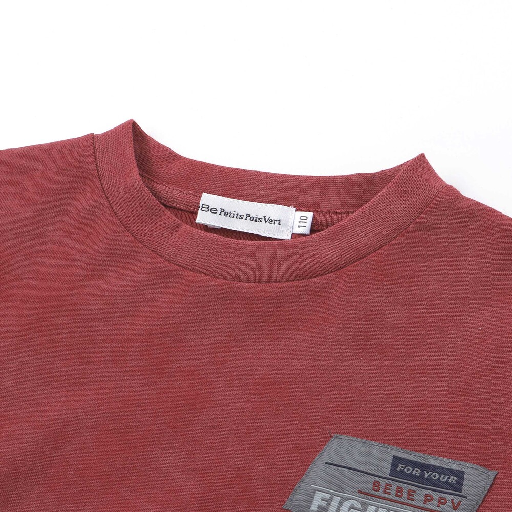 【限定商品】カンガルーポケットロングTシャツ(95~150cm) ブラック系 95cm