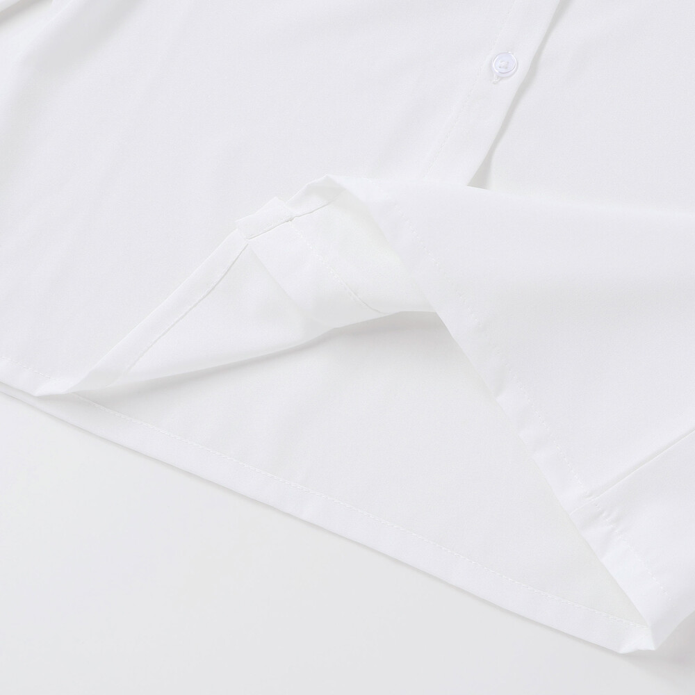 リボン付きブラウス(130~160cm) ホワイト 130cm