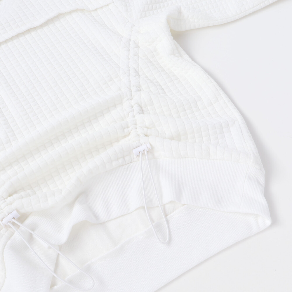 膨れジャガードトドロストトップス(130~160cm) ブラック 130cm