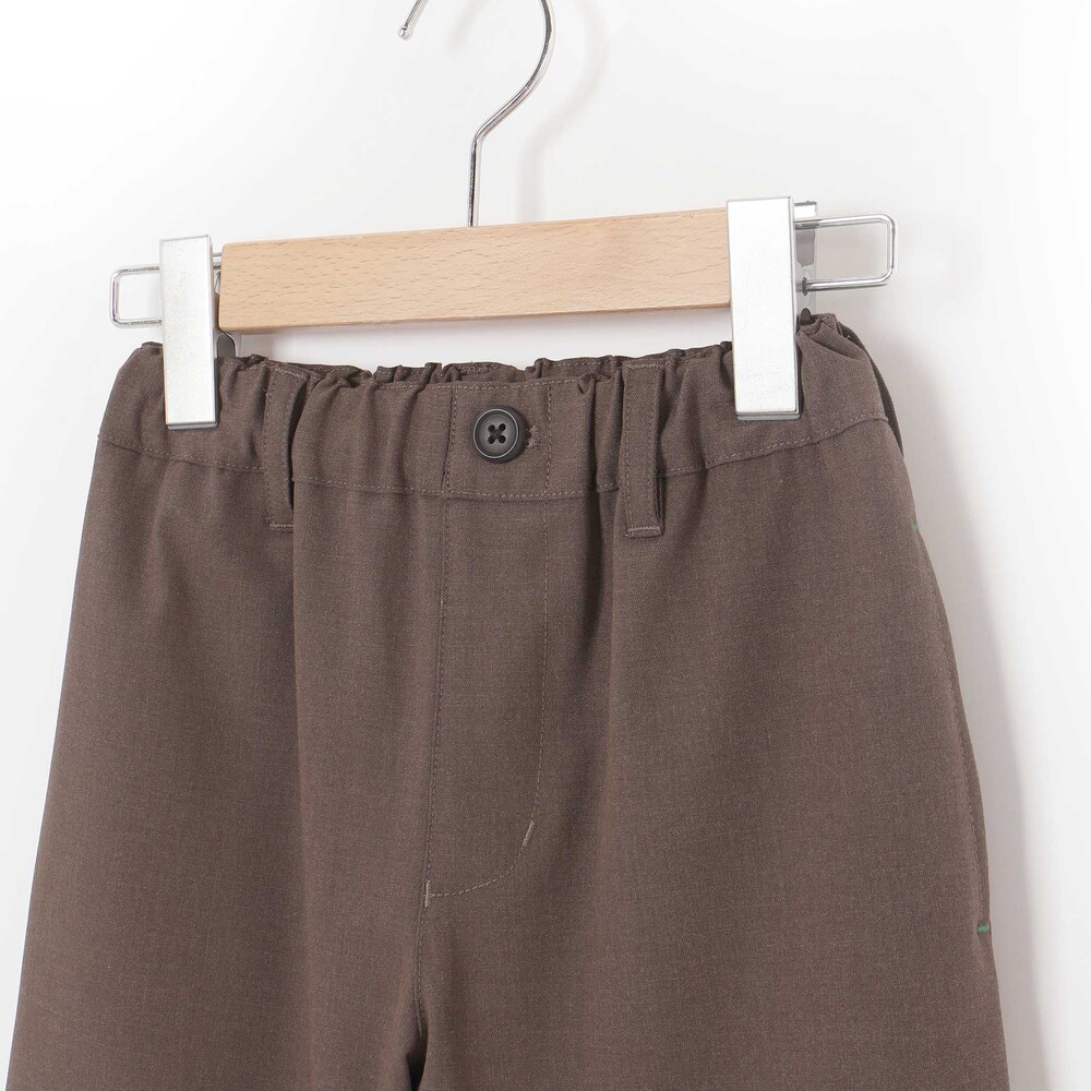 サージリラックスバレルロングパンツ 親子お揃い(110~140cm) ブラウン M(110~125cm)