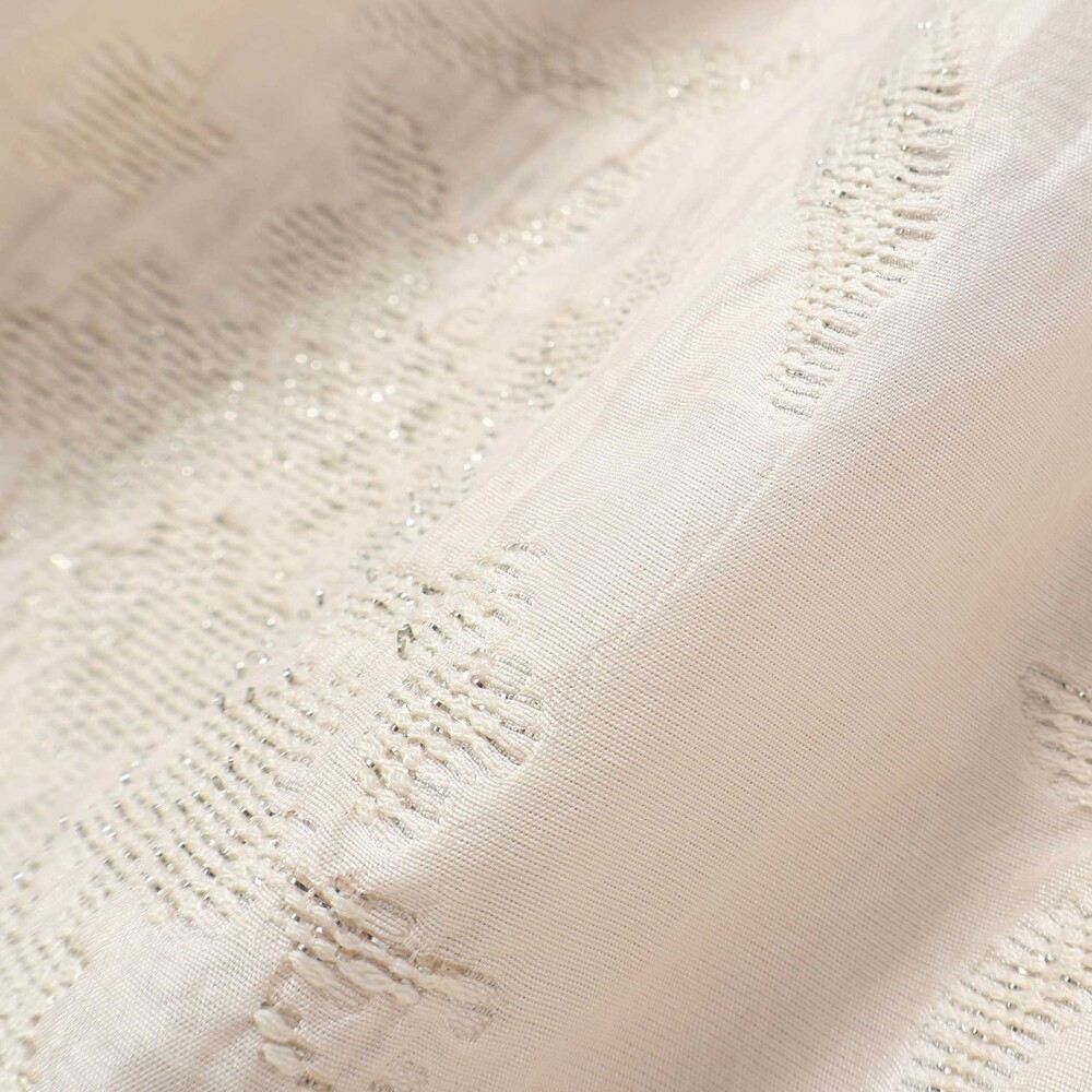 【日本製】ゴールドラメジャガード シャインフラワーワンピース(100~130cm) ベージュ系 100cm