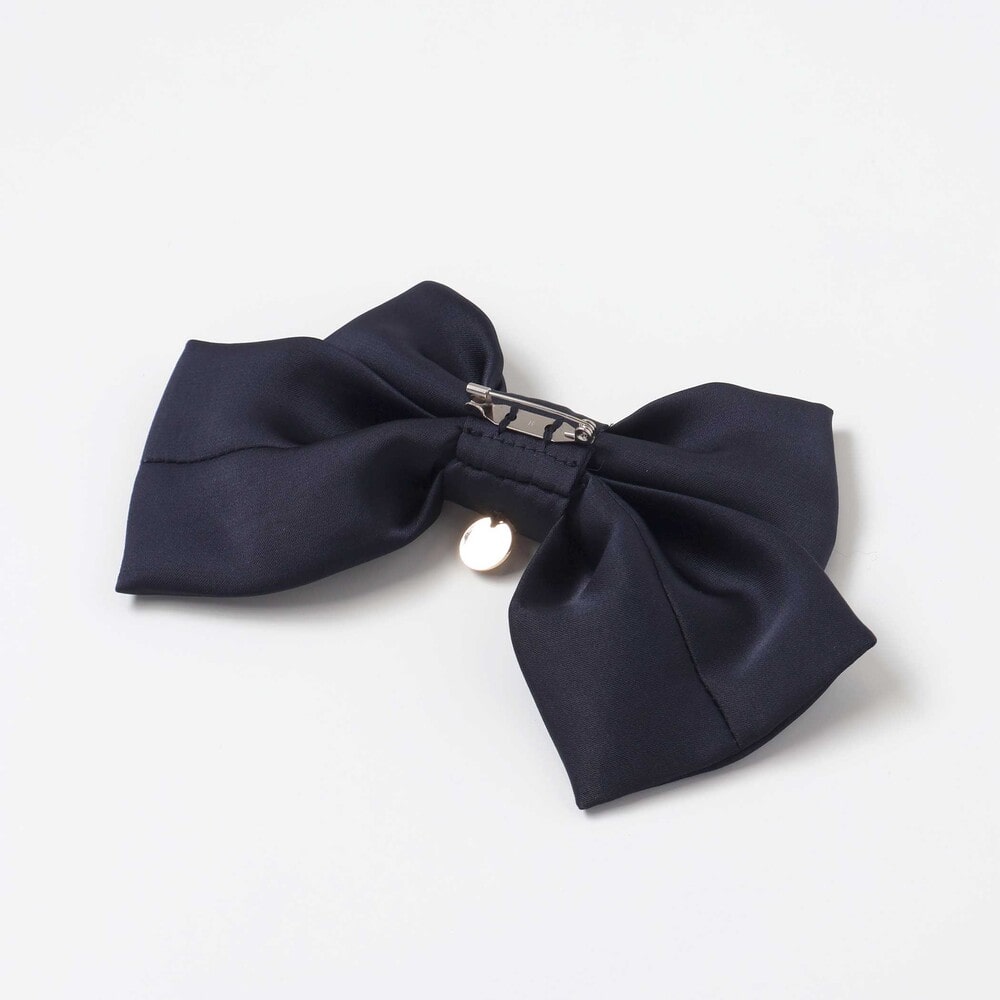 【日本製】【お揃い】ウールチェックサイドリボン付きジャンパースカート(90~140cm) ネイビー系 100cm