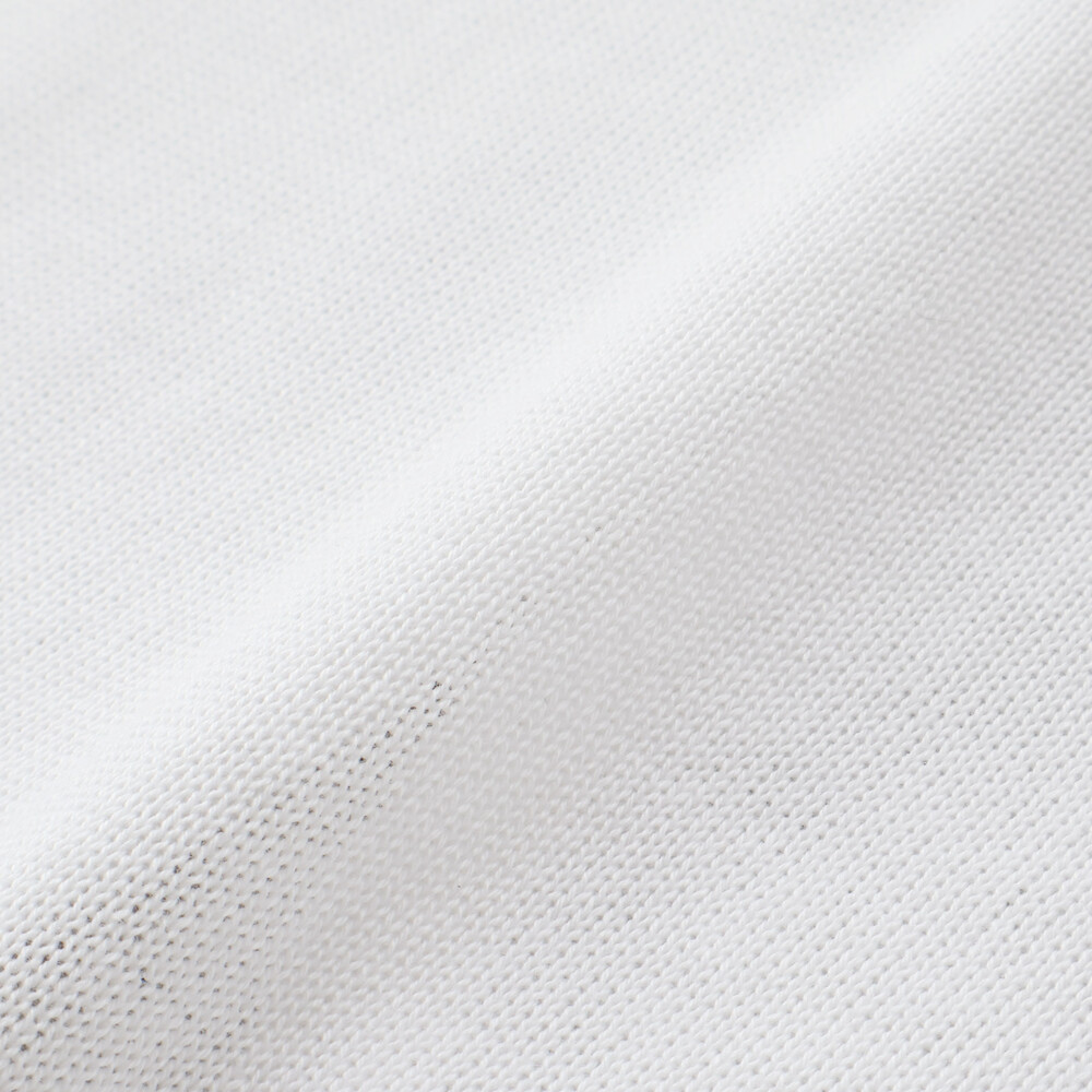 【日本製】ロゴチャーム付きニット長袖カーディガン(110~130cm) ホワイト 110cm