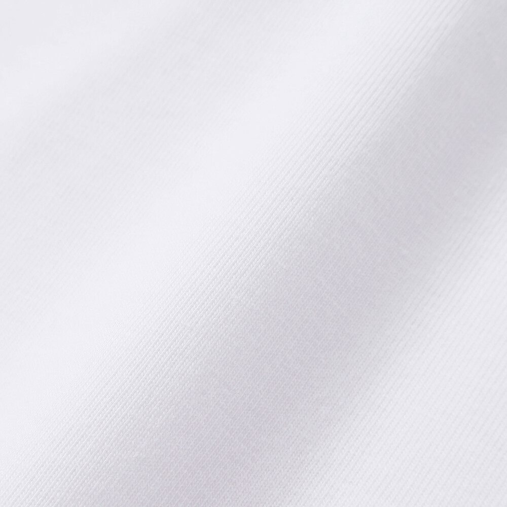 フラワーレース襟 ベア天竺長袖Tシャツ(90~140cm) オフホワイト 100cm