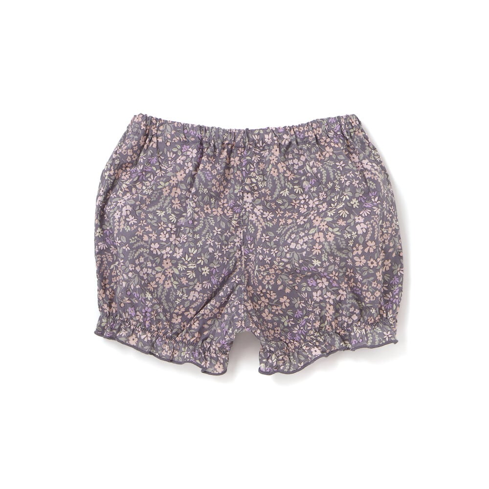 天竺半袖Tシャツ&花柄プリントブルマセット(70~90cm) ピンク系 S(70-80cm)