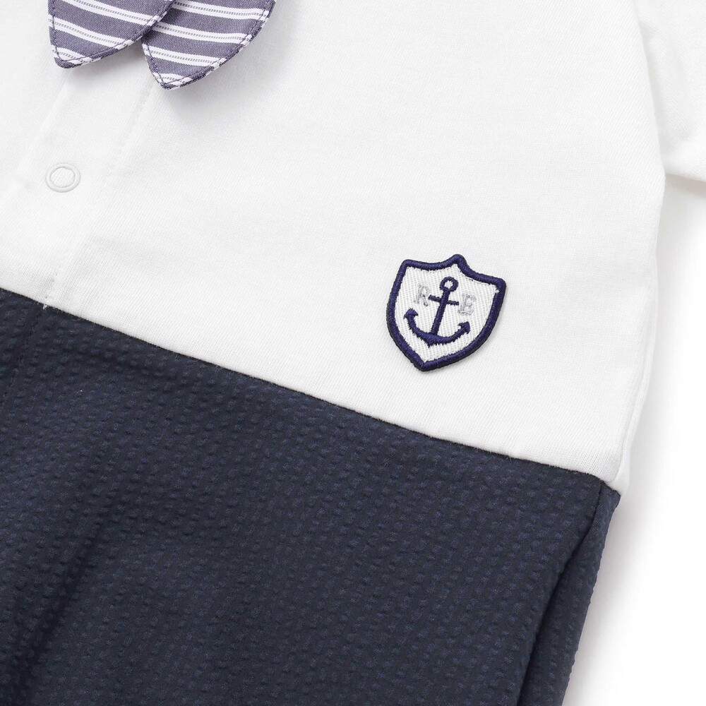 【お揃い】天竺マリンボディミニベビー(70~80cm) ネイビー系 70cm