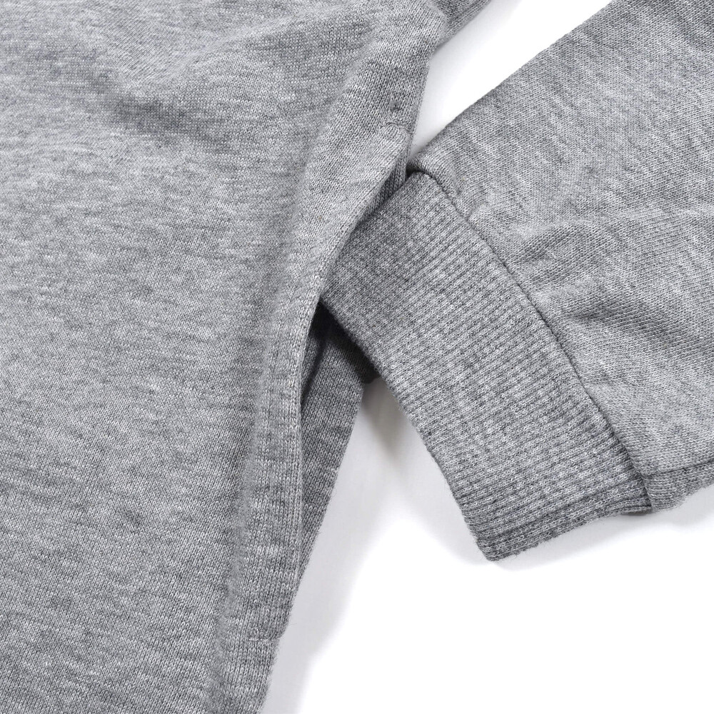 バック プリント 裏毛 トレーナー ワンピース (80~130cm) グレー 90cm