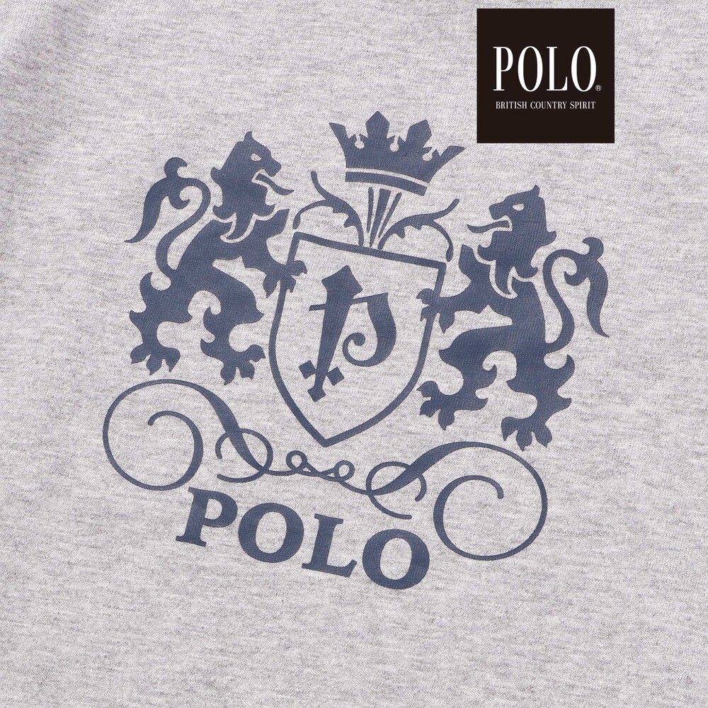 【POLO BCS(ポロ・ビーシーエス)×SLAP SLIP】長袖Tシャツ&ベストセット(80~130cm) ブラウン 80cm