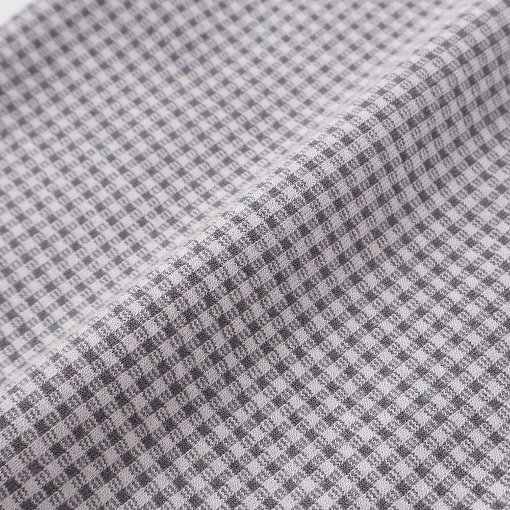 裾フリル7分丈デニムニットチェックレギンス(80~120cm) レッド系 80cm