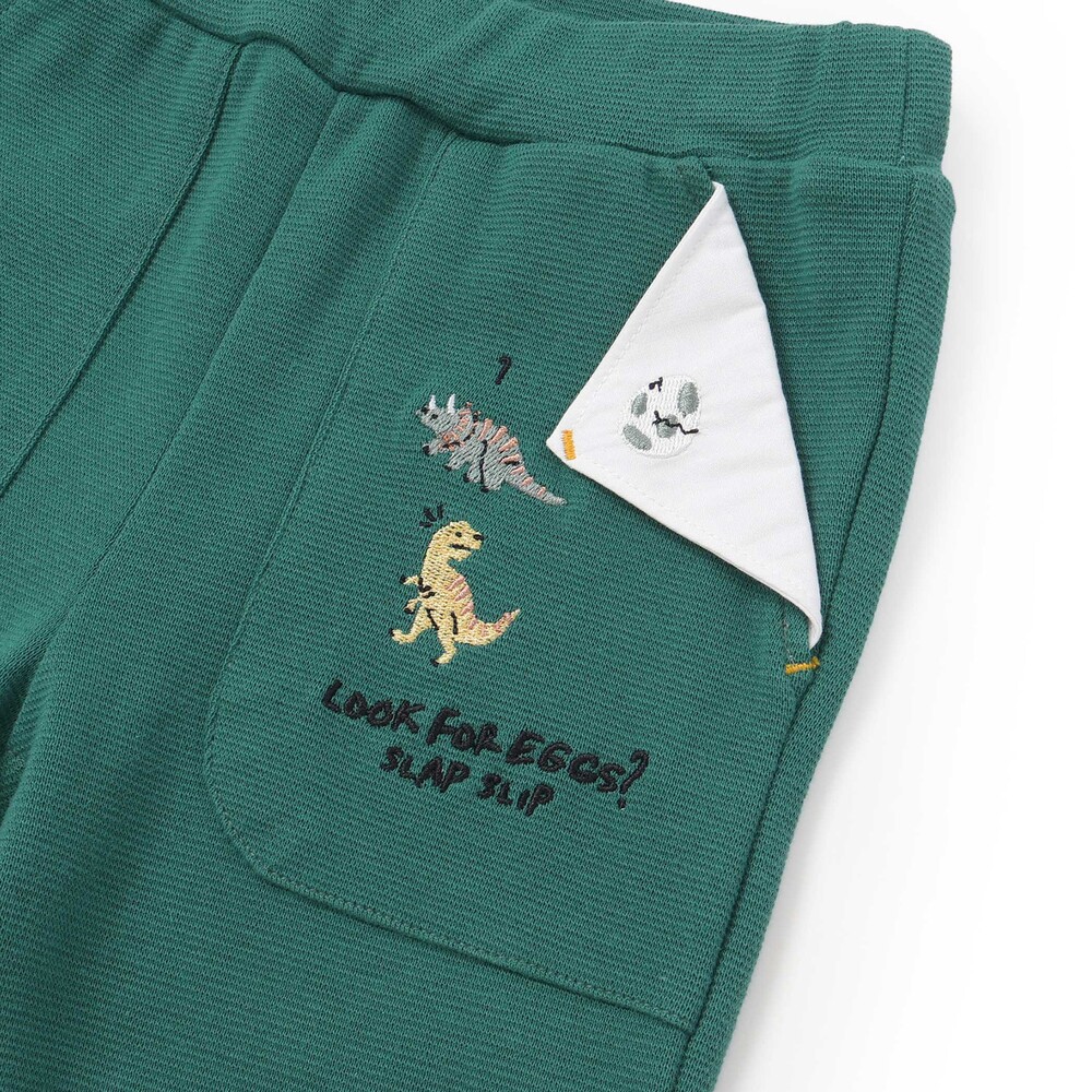 ポケットひょっこりモチーフパンツ(80~120cm) グレー 80cm