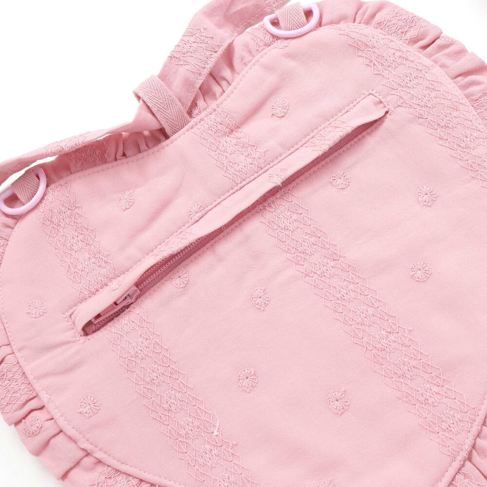 【SWIMMERxサンリオキャラクターズxSLAPSLIP】フリル付きハートリュック レッド系 ワンサイズ