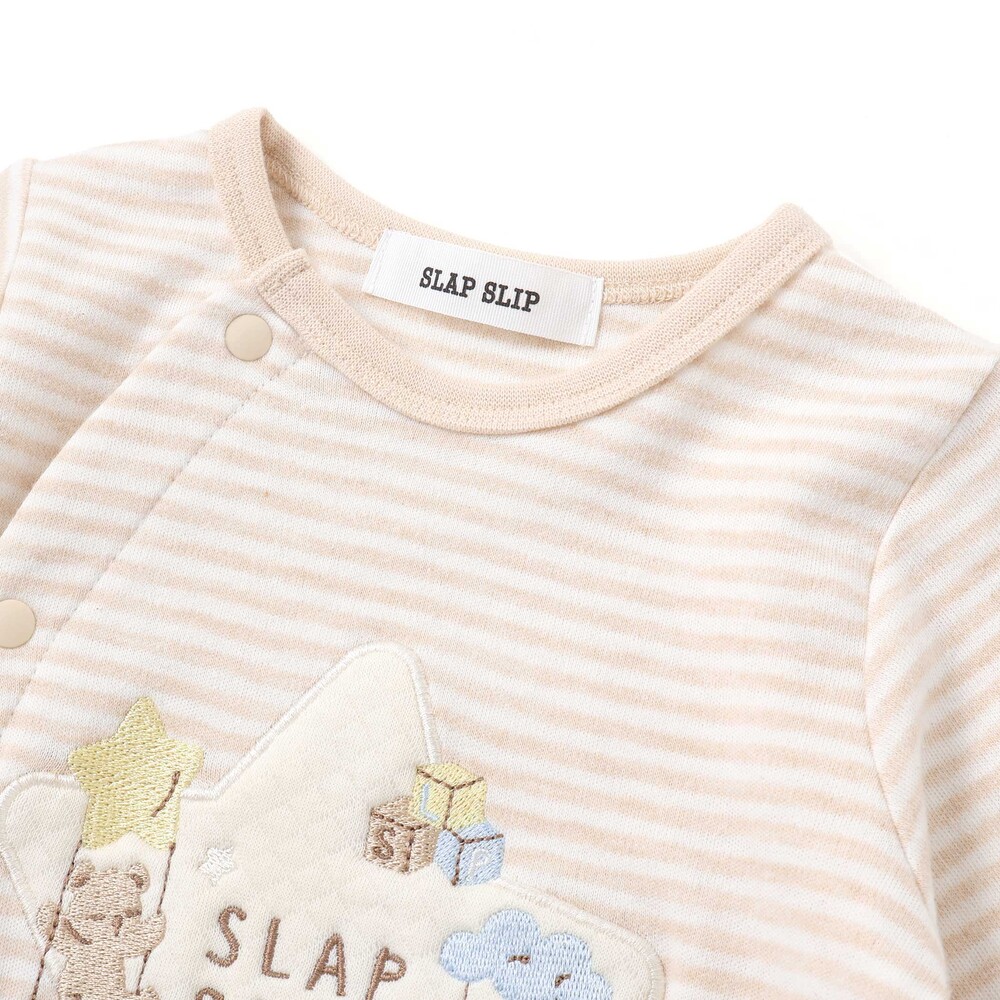 アニマルクマウサギ恐竜お星さまパッチ2WAYオールベビー(50~70cm) ピンク ワンサイズ(50-70cm)