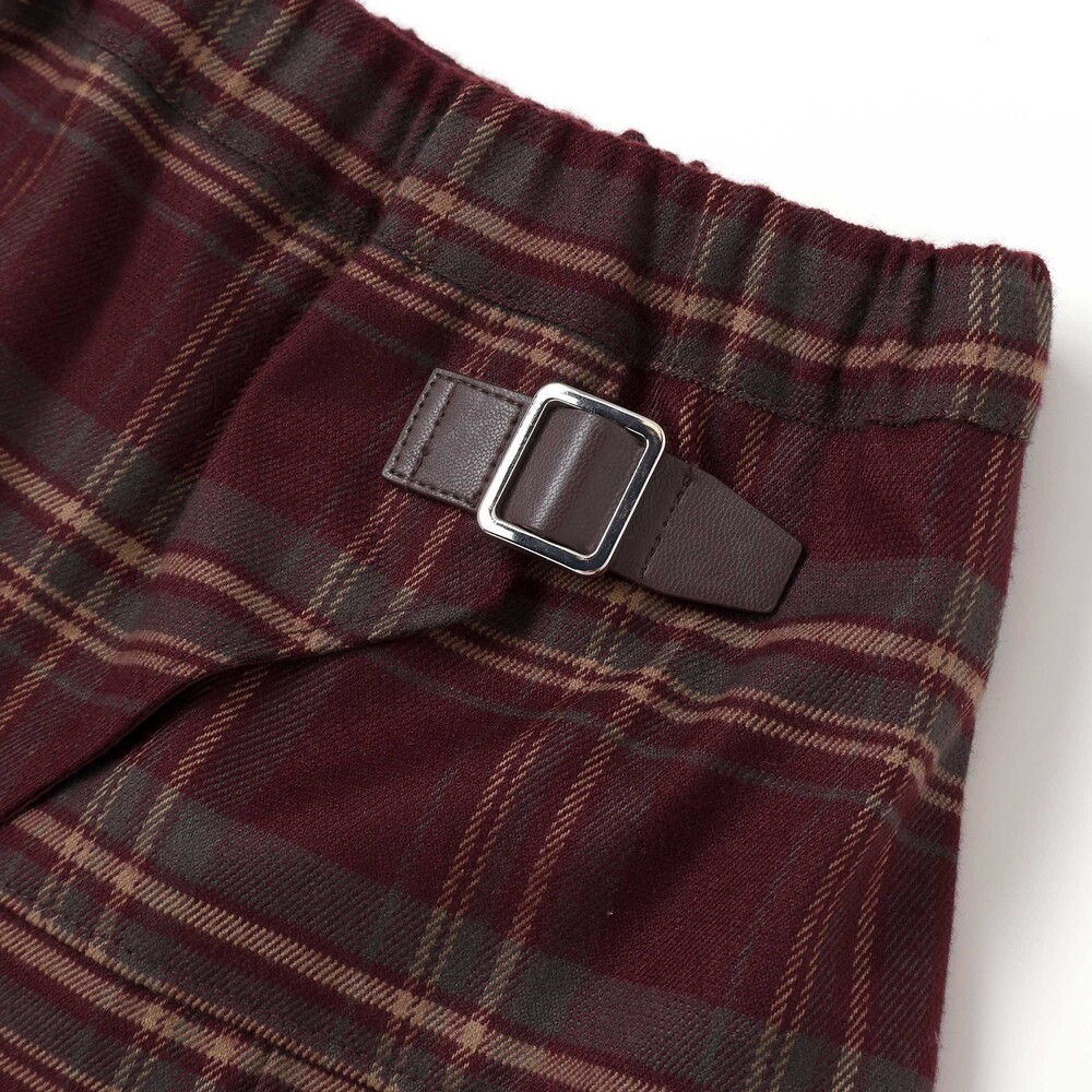 レイヤードプリーツスカパン(110~150cm) ネイビー 110cm