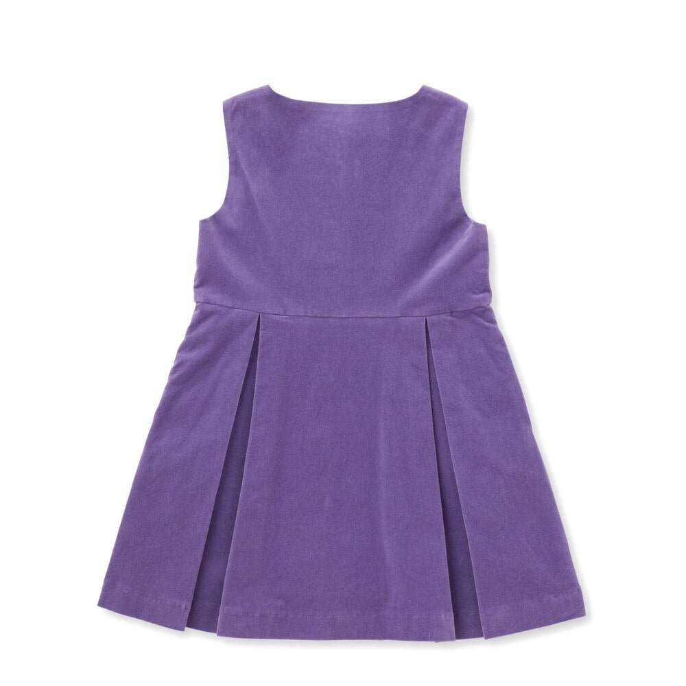 【お揃い】ボックスプリーツモールスキンジャンパースカート(90~150cm) ブラック 90cm