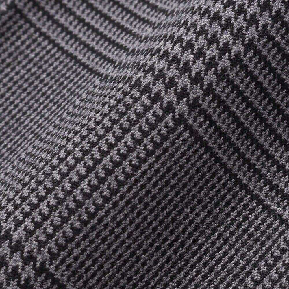 【お揃い】グレンチェックセンタープレスワイドパンツ(100~150cm) グレー系 100cm