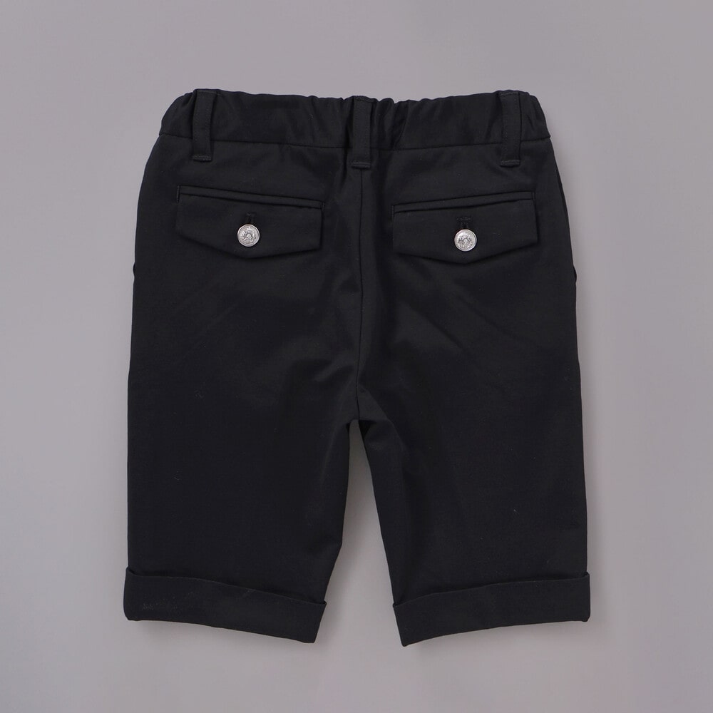 モクロディ裾ダブルハーフパンツ(110~130cm) ネイビー 110cm