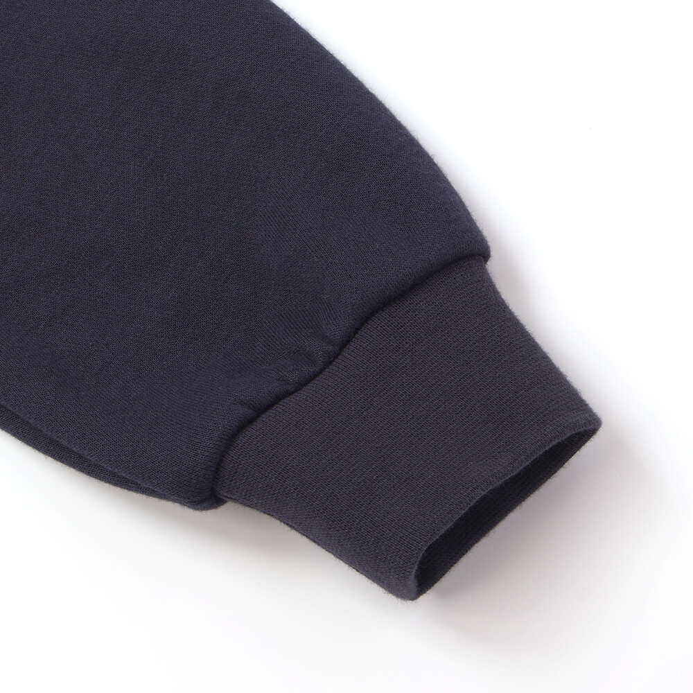 【限定商品】フラワーハート刺しゅうトップス+キュロットセット(95~150cm) ネイビー 95cm