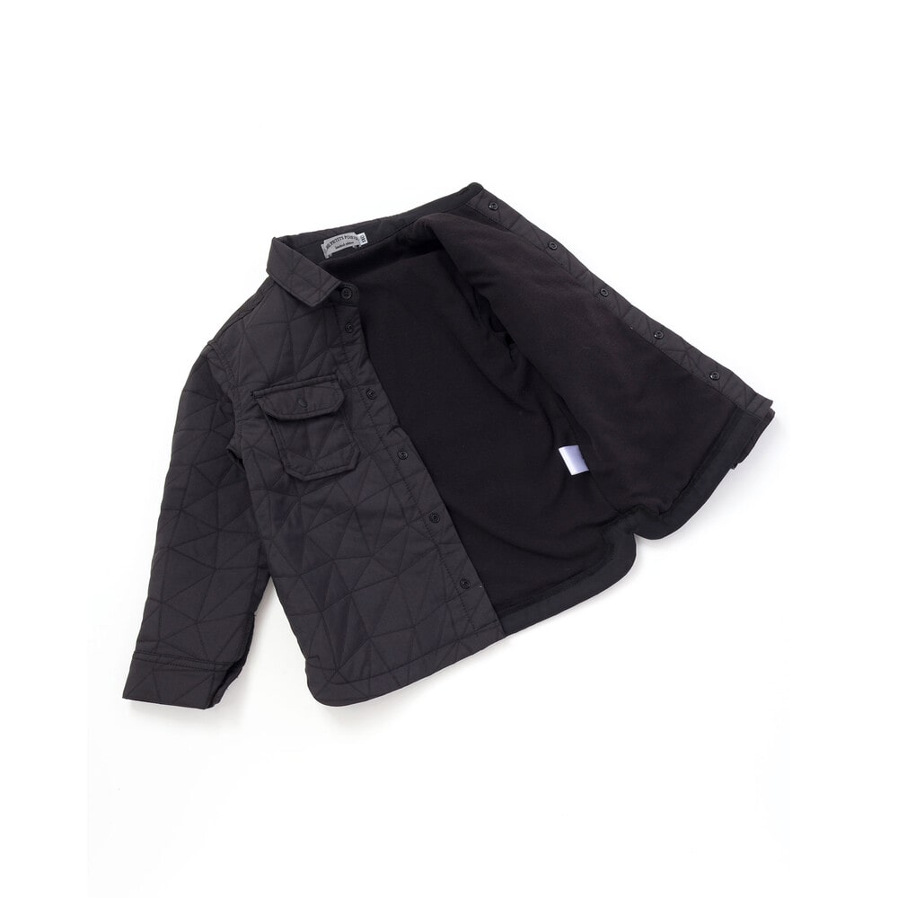 【限定商品】三角キルティングジャケット(95~150cm) ブラック 100cm