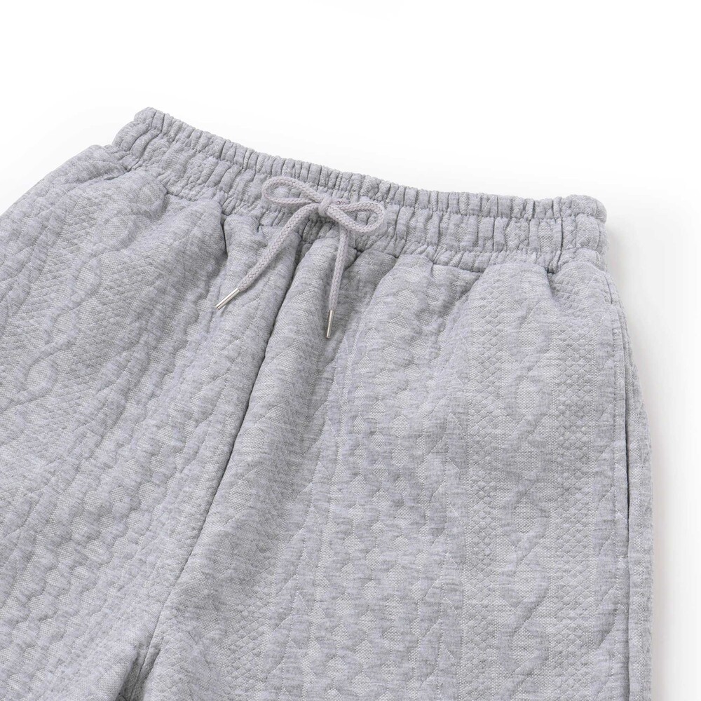ふくれジャガードパーカーセットアップ(130~160cm) グレー 130cm