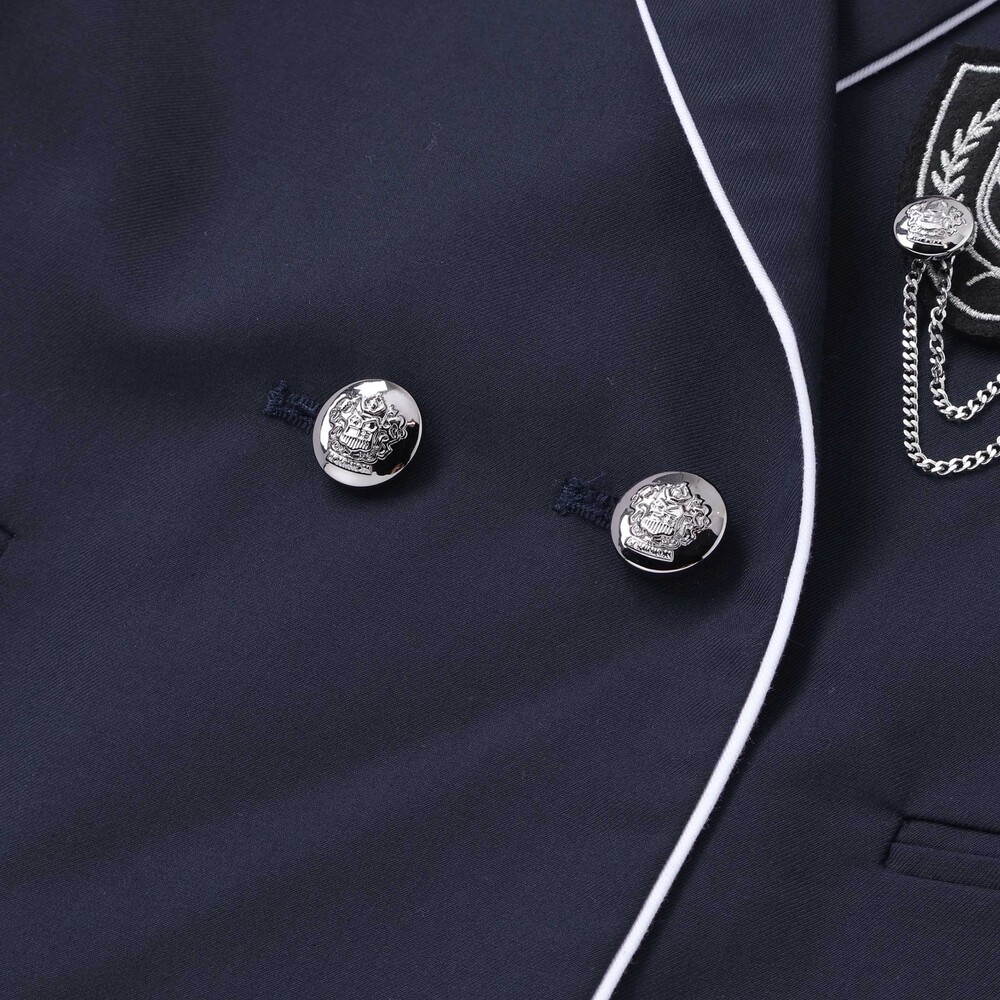 短丈ジャケット(140~160cm) ネイビー 140cm