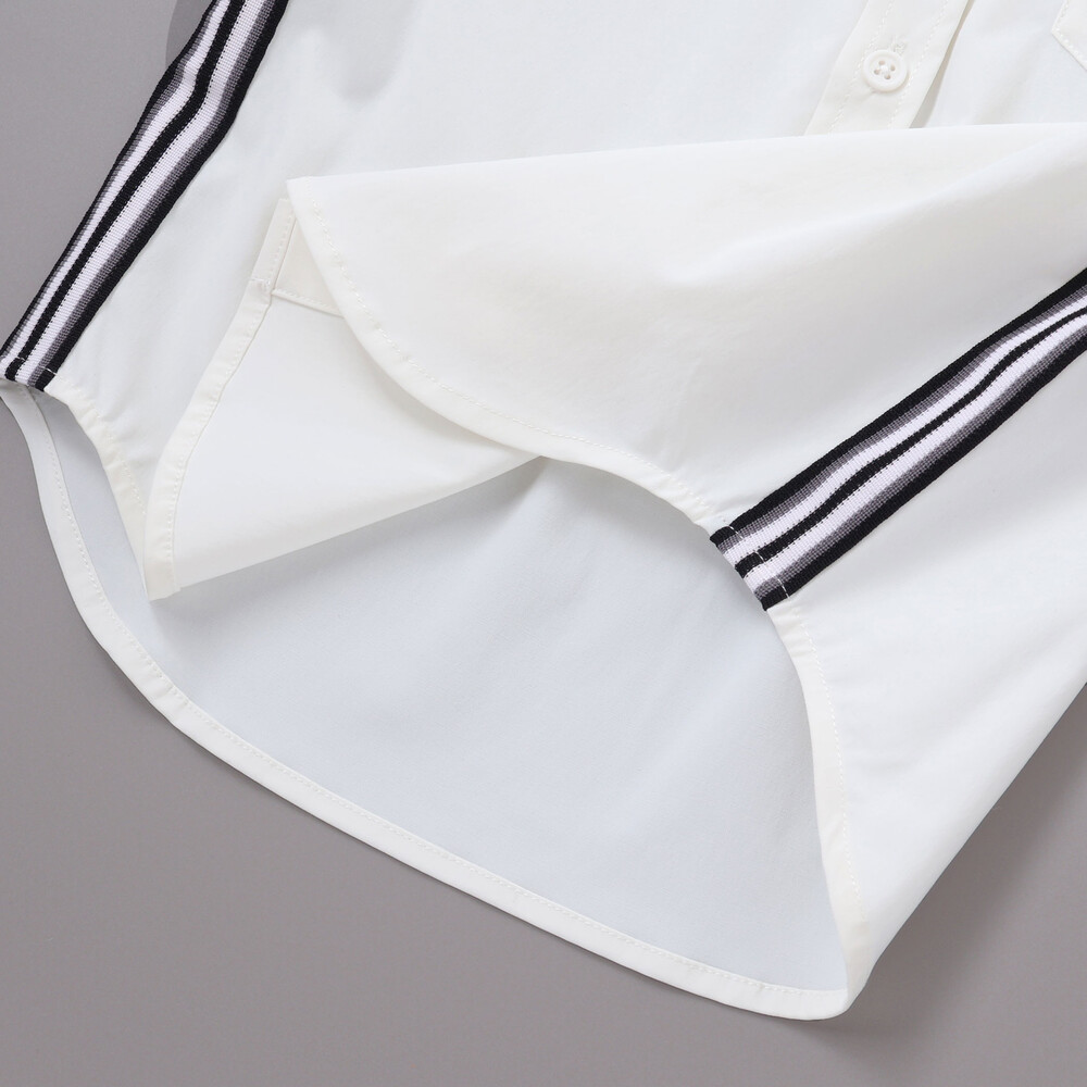 ストレッチナイロンシャツ(110~160cm) ホワイト 110cm